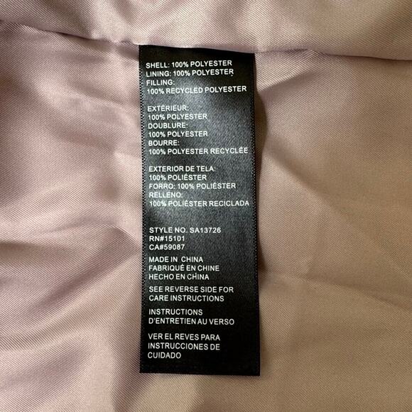 NWT Sanctuary Dusky Pink Lightweight Quilted Puffy Jacket - Size XL - Picture 5 of 5